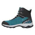 Dark Teal - Side - Mountain Warehouse Womens-Ladies Leather Waterproof Thermal Hiking Boots
