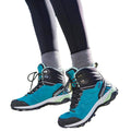 Dark Teal - Pack Shot - Mountain Warehouse Womens-Ladies Leather Waterproof Thermal Hiking Boots