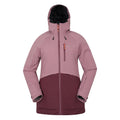 Dusky Purple - Front - Mountain Warehouse Womens-Ladies Alpine Waterproof Padded Ski Jacket