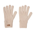 Beige - Side - Animal Unisex Adult Rowan Knitted Gloves