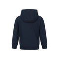 Navy - Back - Mountain Warehouse Childrens-Kids Walking Bear Full Zip Drawstring Hoodie