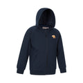Navy - Lifestyle - Mountain Warehouse Childrens-Kids Walking Bear Full Zip Drawstring Hoodie