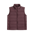 Dark Burgundy - Front - Animal Mens Down Lightweight Gilet
