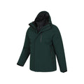 Dark Green - Side - Mountain Warehouse Mens Sycamore 3 in 1 Waterproof Jacket