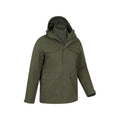 Khaki Green - Lifestyle - Mountain Warehouse Mens Rushes 3 in 1 Waterproof Jacket