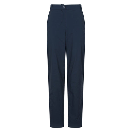 Navy - Front - Mountain Warehouse Womens-Ladies Delta Fleece Lined Short Winter Trousers