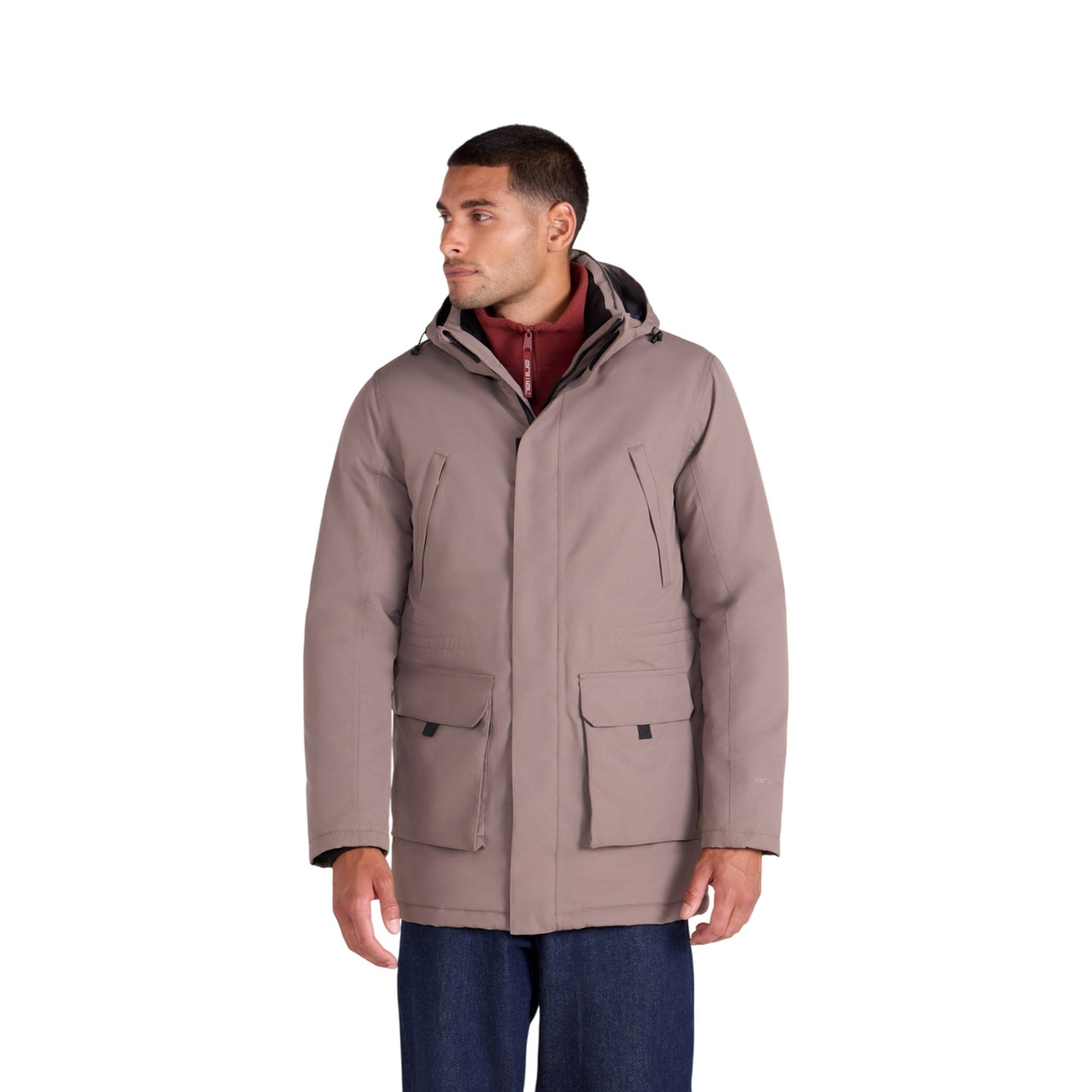 Brown - Lifestyle - Animal Mens Jesper Logo Jacket