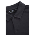 Black - Side - Animal Mens Ollie Long-Sleeved Polo Shirt
