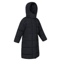 Black - Side - Mountain Warehouse Childrens-Kids Water Resistant Padded Jacket