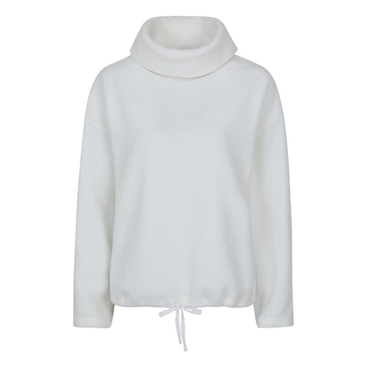 Beige - Front - Mountain Warehouse Womens-Ladies Rydal Fleece Top