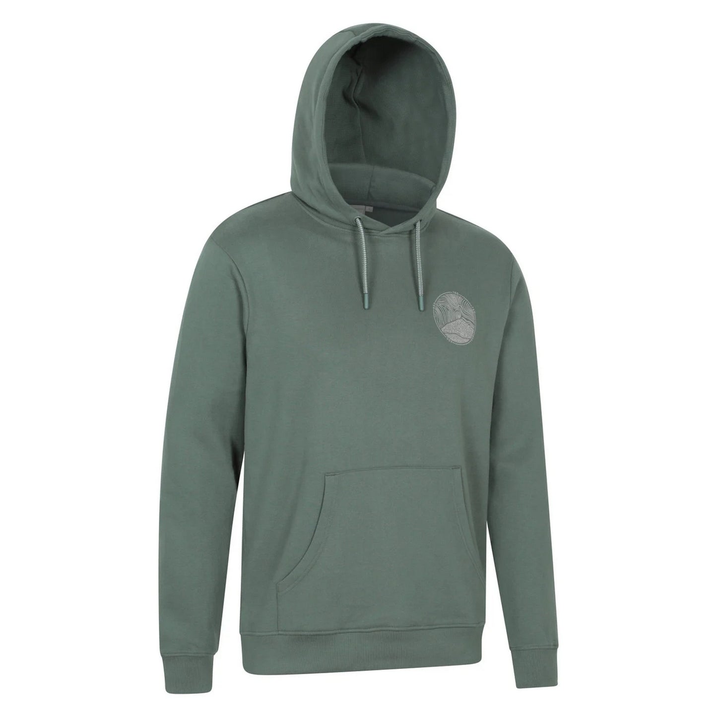 Khaki Green - Lifestyle - Mountain Warehouse Mens Graphic Overhead Hoodie