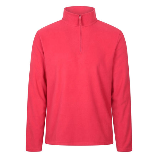 Active Red - Front - Mountain Warehouse Mens Camber II Half Zip Fleece