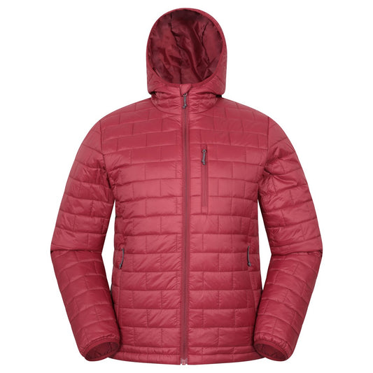 Red - Front - Mountain Warehouse Mens Frost Shield Lightweight Padded Jacket