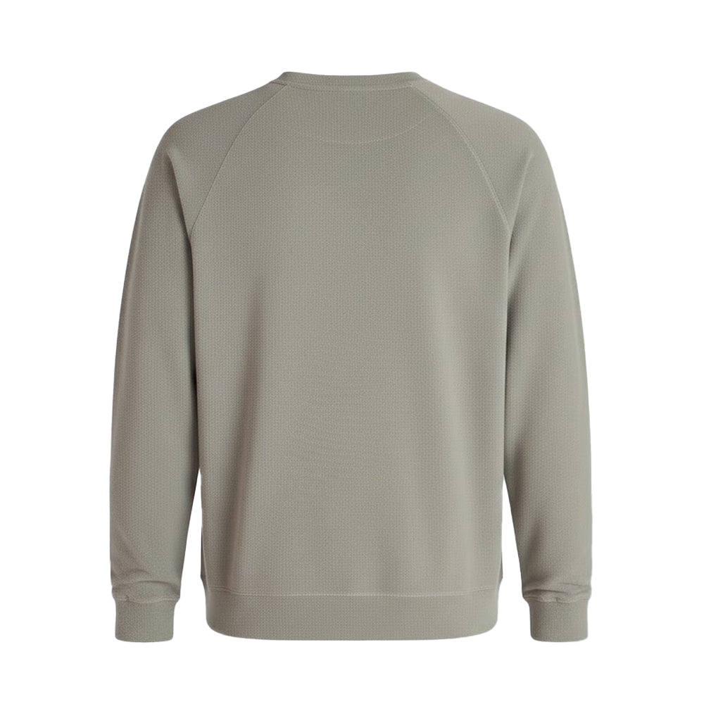 Khaki Green - Back - Mountain Warehouse Mens Tarn Crew Neck Fleece