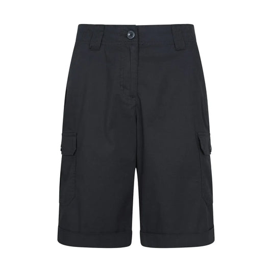 Black - Front - Mountain Warehouse Womens-Ladies Coast Stretch Cargo Shorts