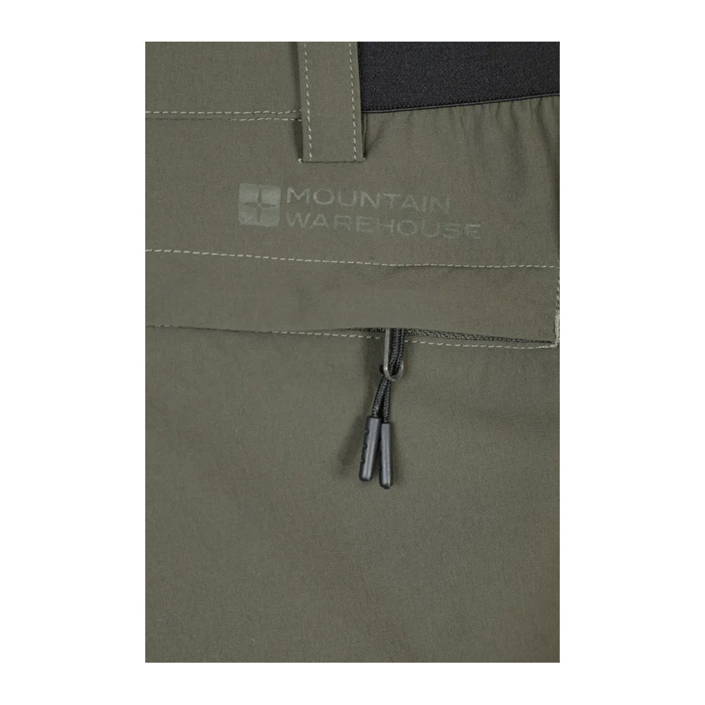 Khaki Green - Lifestyle - Mountain Warehouse Mens Wander Packaway Trousers