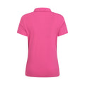Bright Pink - Back - Mountain Warehouse Womens-Ladies UV Protection Polo Shirt