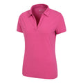 Bright Pink - Side - Mountain Warehouse Womens-Ladies UV Protection Polo Shirt