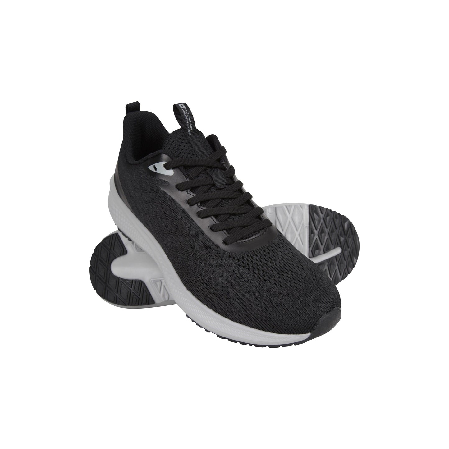 Black - Close up - Mountain Warehouse Mens Nimble Lightweight Active Trainers