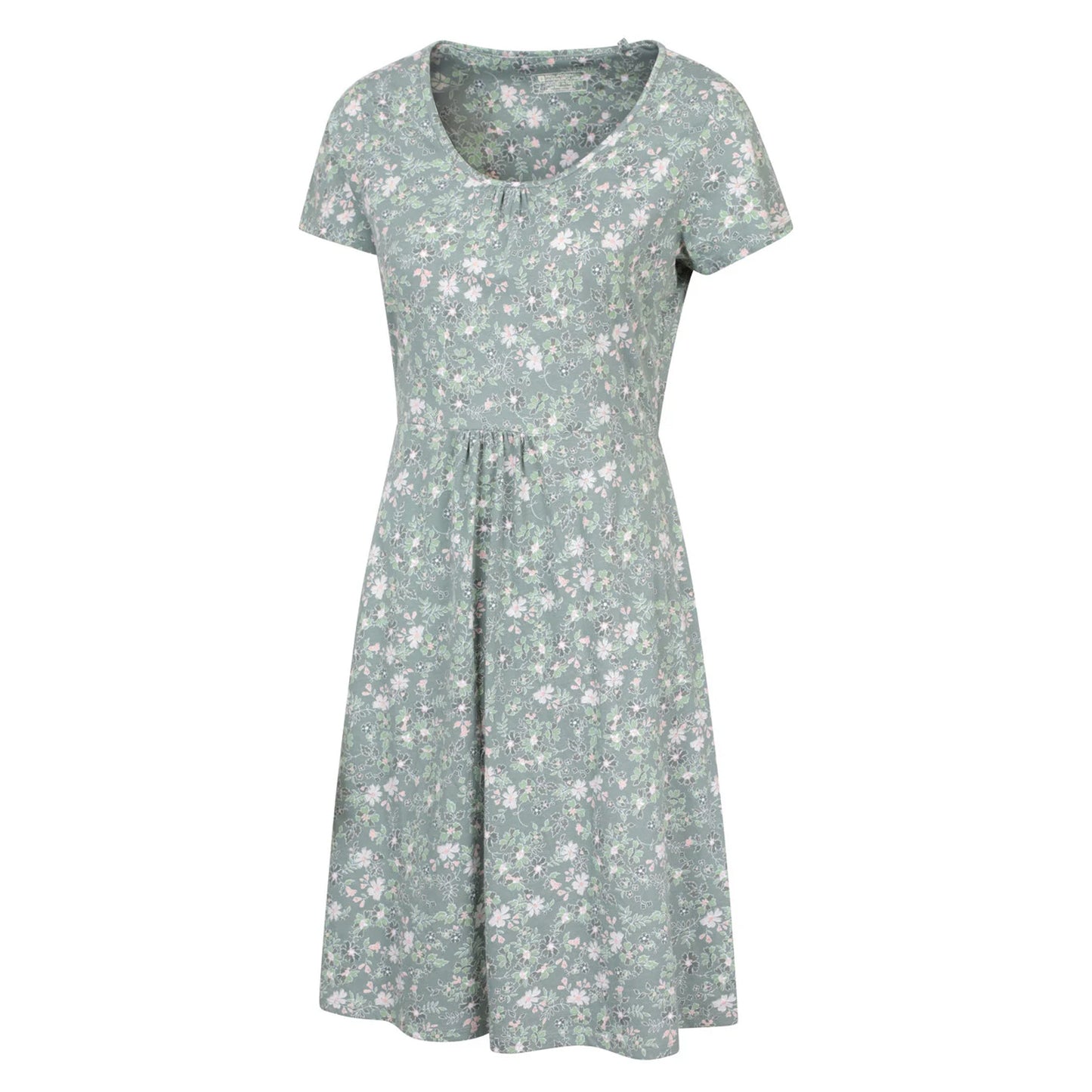 Pale Green - Lifestyle - Mountain Warehouse Womens-Ladies Essentials Lora Floral Skater Dress