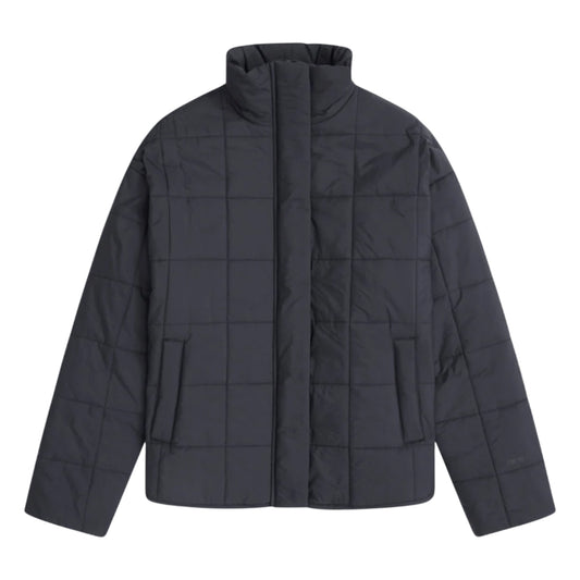 Black - Front - Animal Womens-Ladies Nina Grid Quilted Padded Jacket