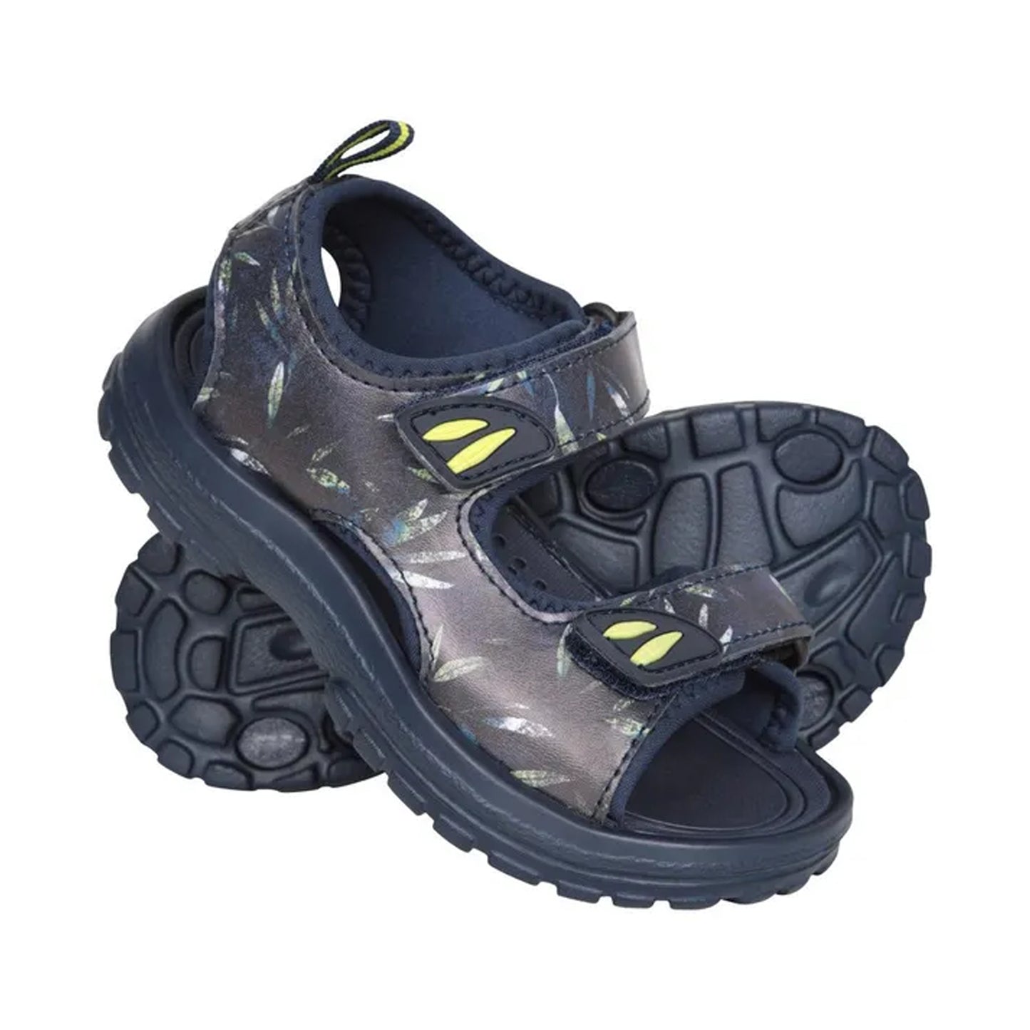 Navy - Close up - Mountain Warehouse Childrens-Kids Sand Petal Sandals