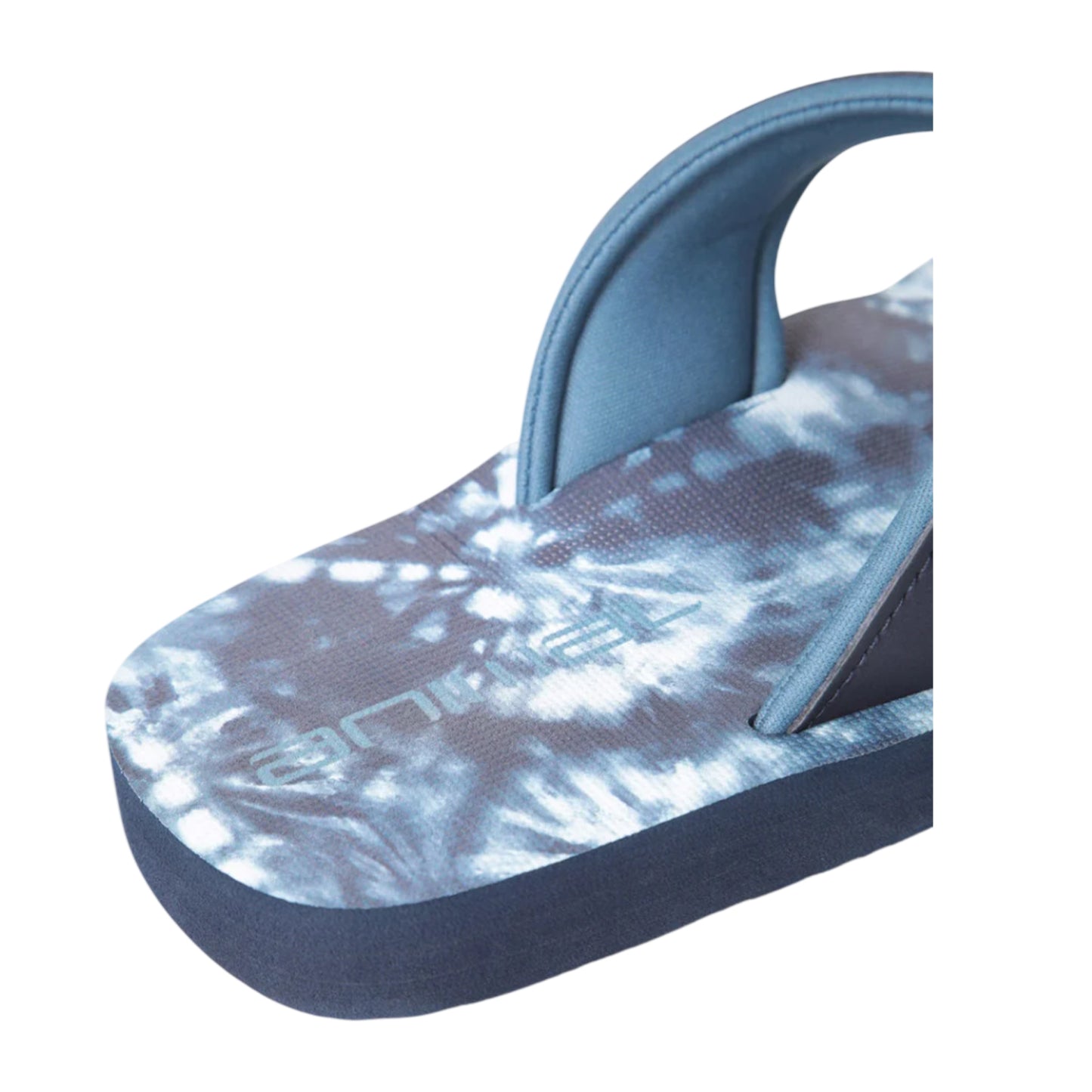 Bright Blue - Pack Shot - Animal Womens-Ladies Swish Tie Dye Flip Flops