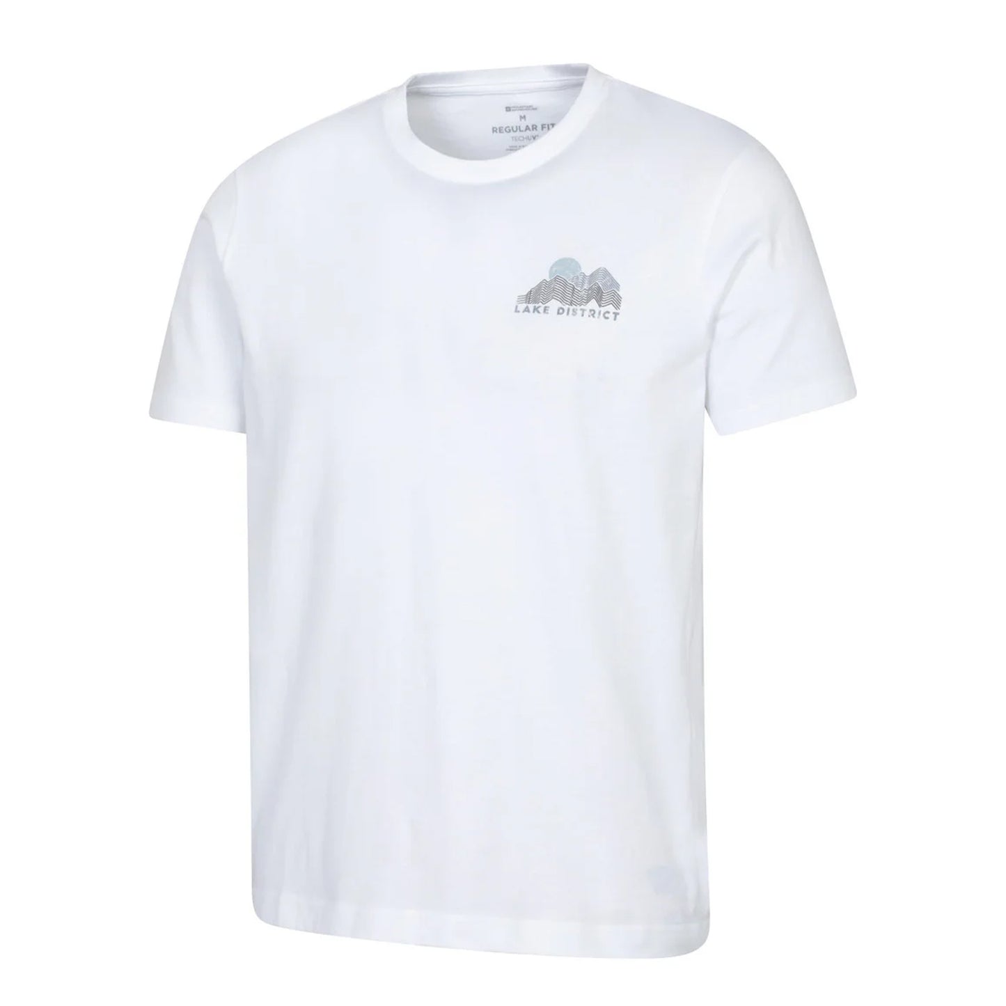 Off White - Side - Mountain Warehouse Mens Lake District Chest Print T-Shirt