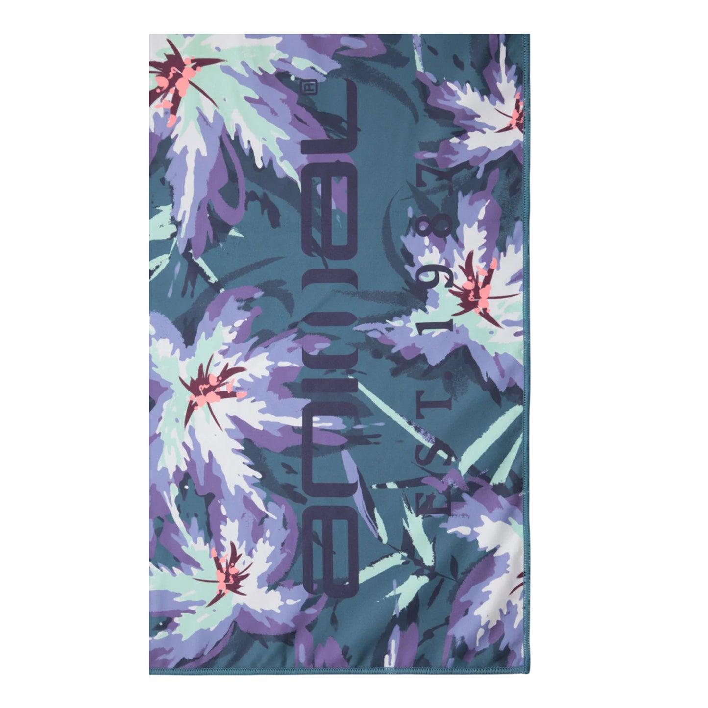 Active Red - Back - Animal Grape Neoprene Beach Towel