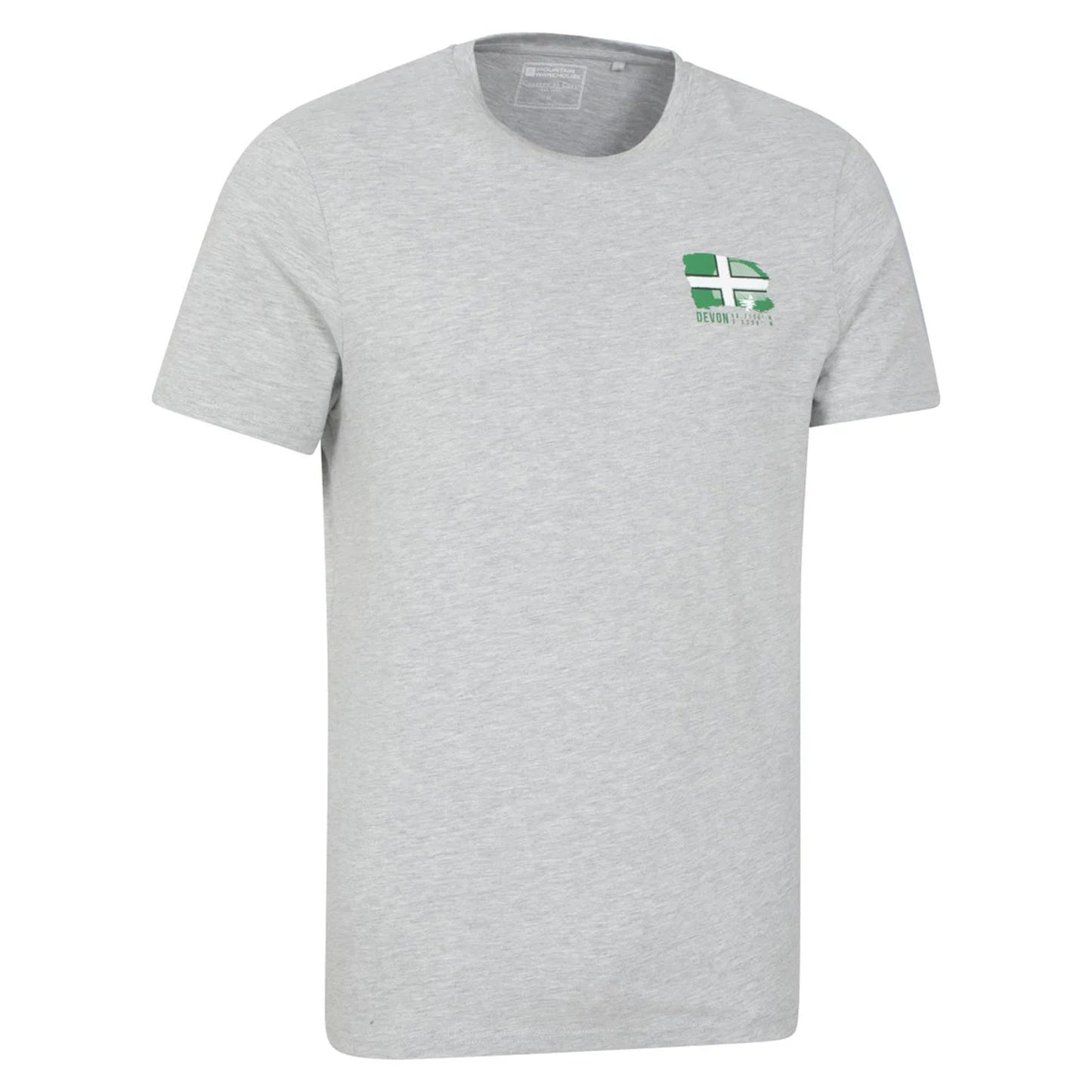 Grey - Lifestyle - Mountain Warehouse Mens Devon Flag Short-Sleeved T-Shirt