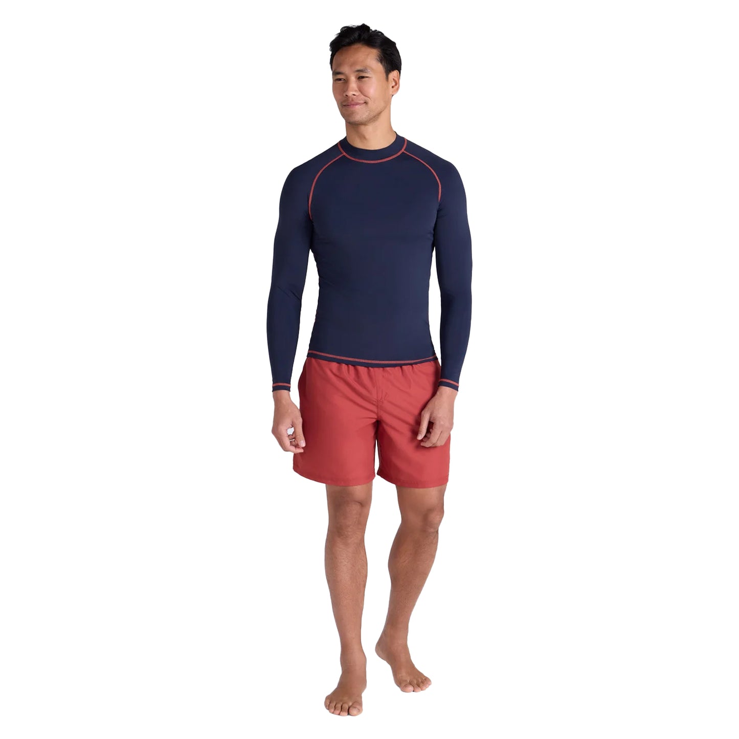 Light Purple - Pack Shot - Animal Mens Long-Sleeved Rash Top