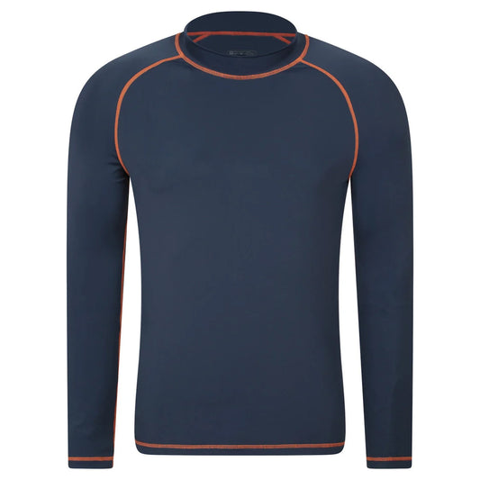 Light Purple - Front - Animal Mens Long-Sleeved Rash Top