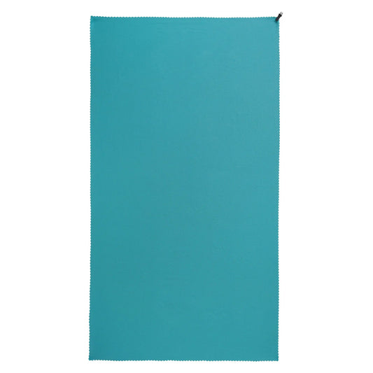 Teal - Front - Mountain Warehouse Plain Clip Travel Towel