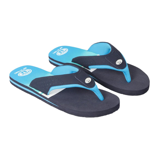Dark Blue - Front - Animal Mens Jekyl Contrast Flip Flops