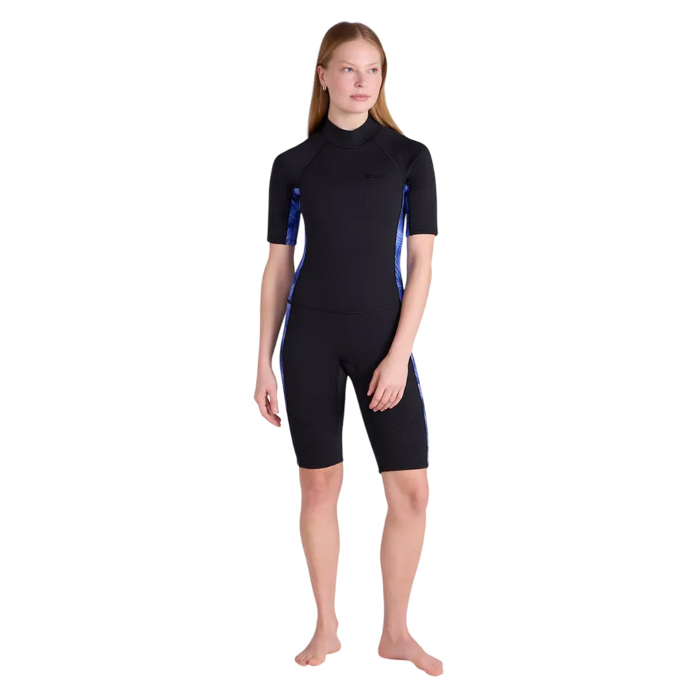 Purple - Lifestyle - Mountain Warehouse Womens-Ladies Shorty Printed Wetsuit