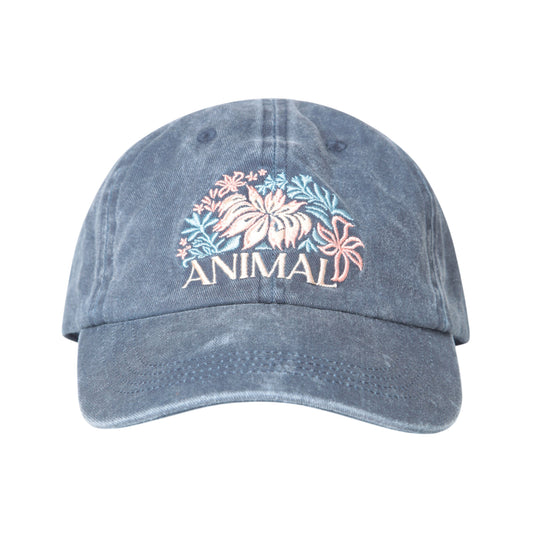 Navy - Front - Animal Laura Embroidered Baseball Cap