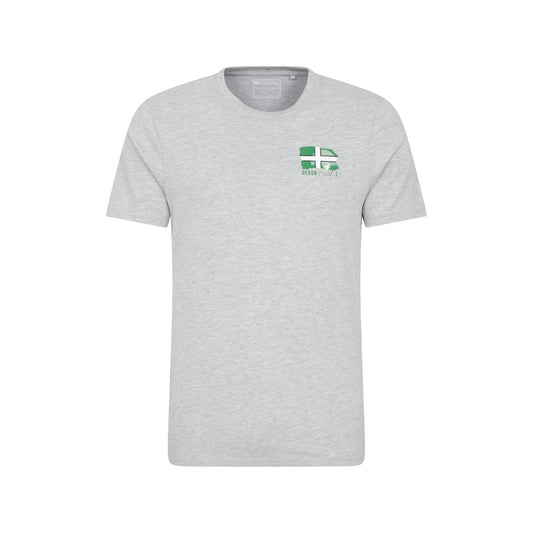 Grey - Front - Animal Mens Devon Relaxed Fit Short-Sleeved T-Shirt