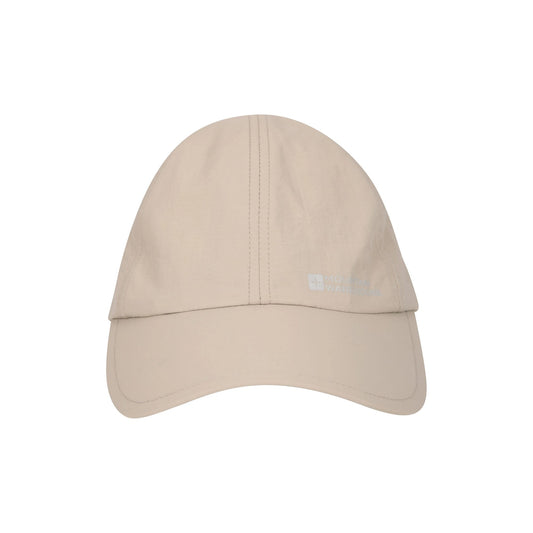 Beige - Front - Mountain Warehouse Tech Perforated Lightweight Hiking Cap