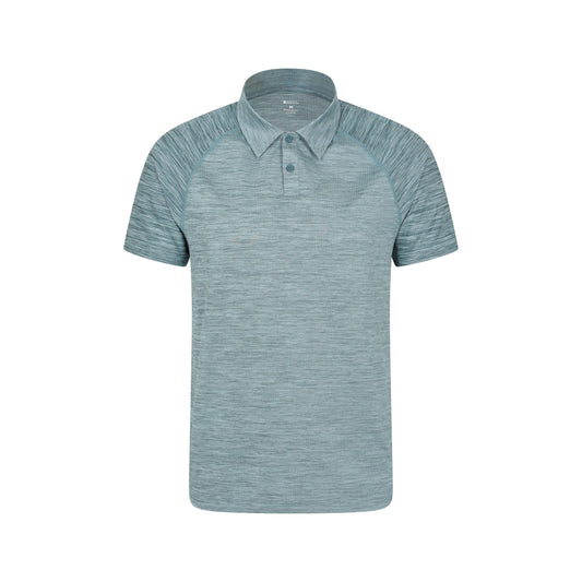 Blue - Front - Mountain Warehouse Mens Nova Polo Shirt