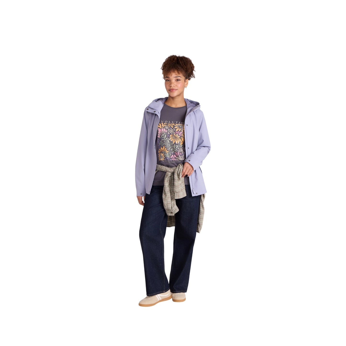 Lilac - Lifestyle - Animal Womens-Ladies Hyde Waterproof Jacket