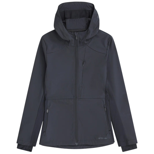 Black - Front - Animal Womens-Ladies Solstice Active Soft Shell Jacket