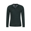 Dark Green - Lifestyle - Mountain Warehouse Mens Merino II Base Layer Top
