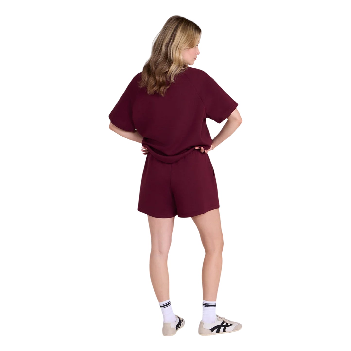 Burgundy - Lifestyle - Animal Womens-Ladies Cora Travel Shorts