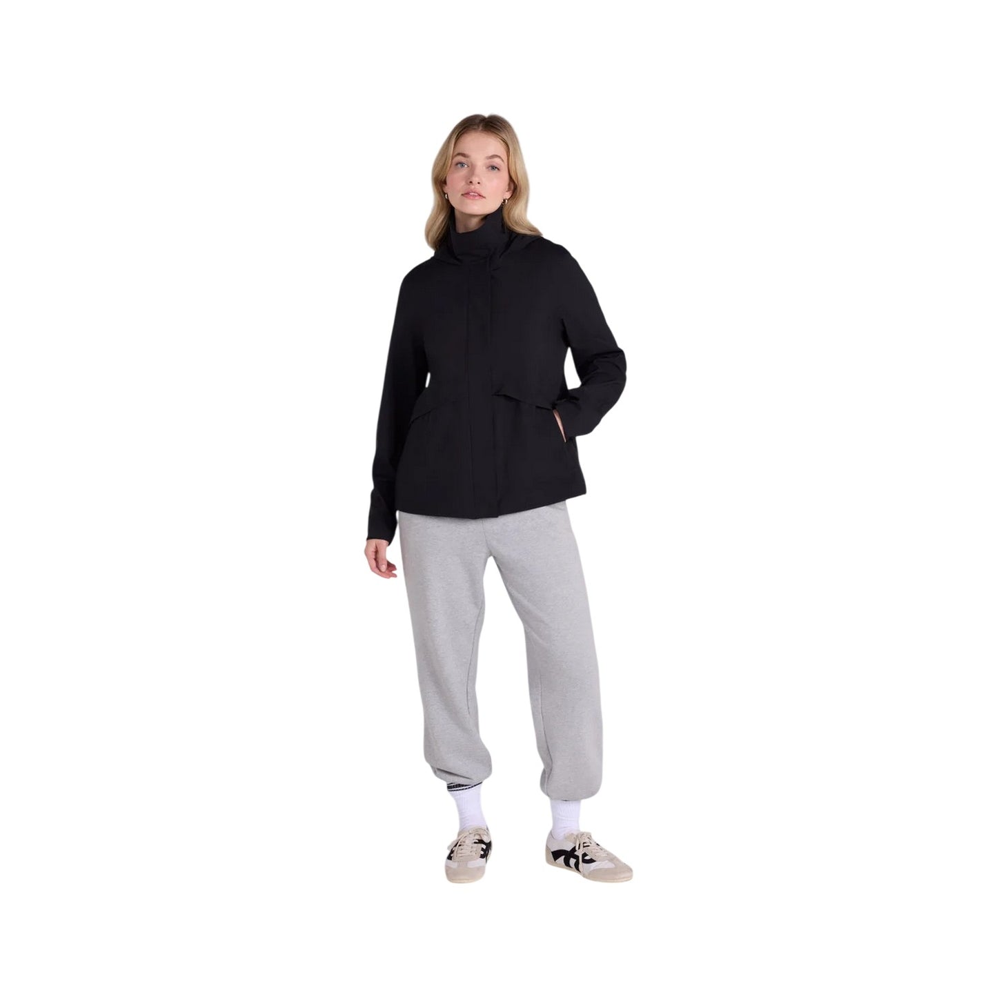 Black - Pack Shot - Animal Womens-Ladies Finn Waterproof Jacket