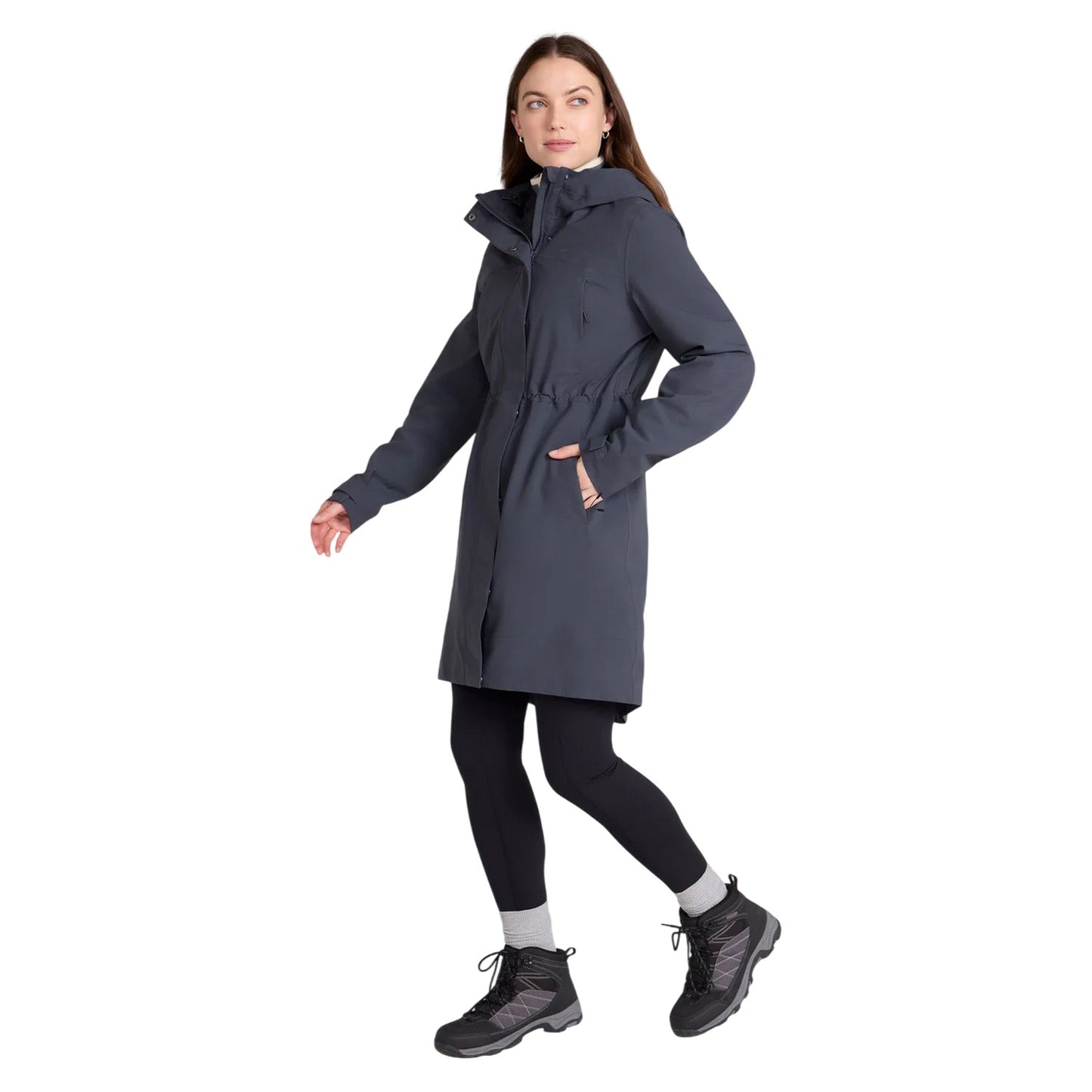 Charcoal - Lifestyle - Mountain Warehouse Womens-Ladies Harbour Waterproof Parka