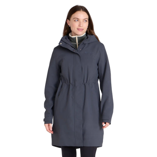 Charcoal - Front - Mountain Warehouse Womens-Ladies Harbour Waterproof Parka