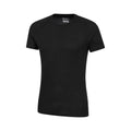 Black - Side - Mountain Warehouse Mens Talus Round Neck Short-Sleeved Thermal Top