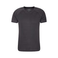 Grey - Front - Mountain Warehouse Mens Talus Round Neck Short-Sleeved Thermal Top
