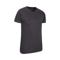 Grey - Back - Mountain Warehouse Mens Talus Round Neck Short-Sleeved Thermal Top
