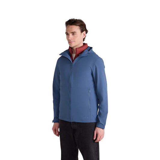 Blue - Front - Animal Mens Torino Packable Soft Shell Jacket
